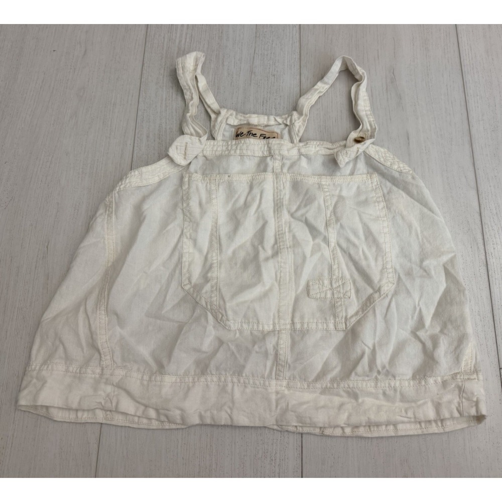 We The free Utility Tank Top Sz S Ivory - Pocket